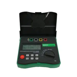 DY4300B Digital Earth Ground Resistance e Soil Resistivity Tester Medição 0 a 209,9 kOHM