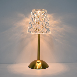 Kristall Lampen schirm Gold wiederauf ladbare Codeless Touch Control Party Weihnachten Luxus kleine Hochzeit Tisch lampe - Product Image 3