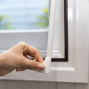 现代设计防蚊虫磁性防虫网塑料玻璃纤维窗网，用于浴室防蝇和防屏 - Product Image 1