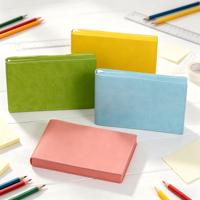 Carnet A5 en cuir souple PU pour l'école et le travail, 200 feuilles, reliure cousue