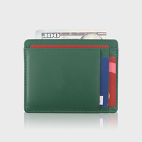 Pabrik Dompet Grosir Dompet Kartu Kredit Kulit Asli Tempat Kartu Pintar RFID Dompet Mini Pria