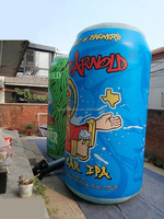Canette de soda géante gonflable pour la publicité et la décoration de rue