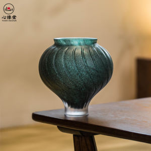 Elegante Handmade Deswaxing Tabletop Vidro Vasos De Cristal Flor De Luxo Artesanato De Cristal Radiante Arte De Luz Vaso - Product Image 2