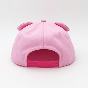 آذان ميكي الوردية الشخصية تصميم Snapback الفتيات مخصص مشاهد خارجية قماش الصوف المخملي - Product Image 5