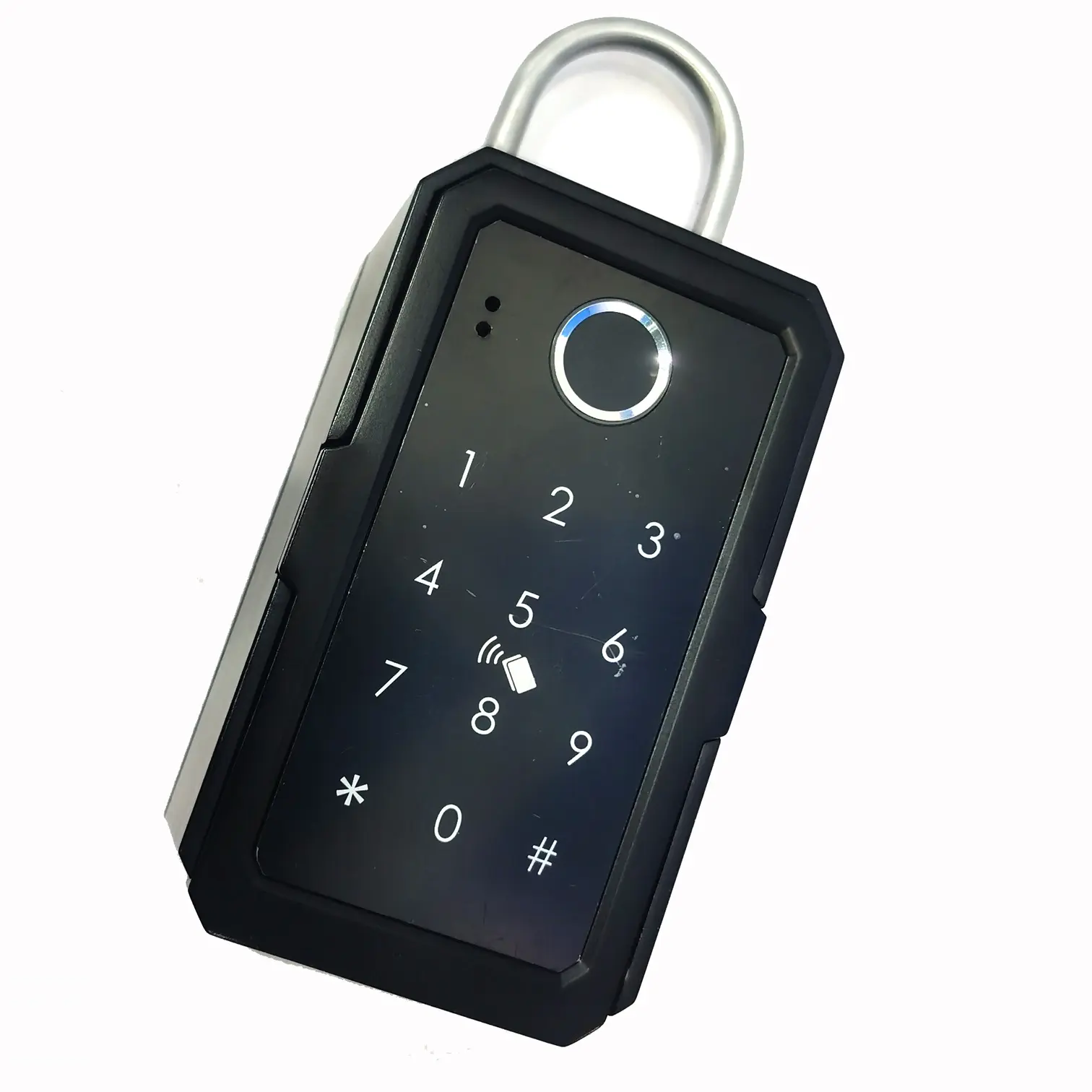 Serrure biométrique pour porte, sans clé, étanche IP65, en aluminium, noir ROHS, lecteur d'empreinte digitale, pour Scanner et verrouillage de porte
