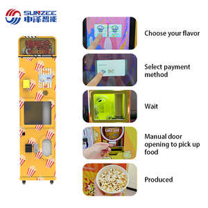 Distributeur automatique de pop-corn à double saveur Réservoirs sucrés et salés 50 portions/heure écran tactile pour cinéma/centre commercial/CE/FDA/NAMA - Product Image 5