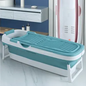 Größte erwachsene Falt badewanne 1580 MM tragbare Kunststoff badewannen Amazon heißer Verkauf Faltbare faltbare Badewanne für Baby Erwachsene