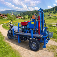 Foreuse de puits d'eau CE ISO, machine de forage de puits profonds 150M 200M de profondeur, performance fiable, prix usine