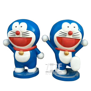 โรงงานชีวิตขนาดญี่ปุ่นอะนิเมะไฟเบอร์กลาสเรซิ่นโดราเอมอนรูปปั้น - Product Image 2