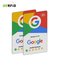 Impresión personalizada programable Nfc Google Review Card Google Review Tap Cards