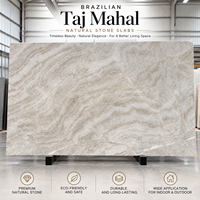 Dalles de travertin Taj Mahal brésilien, écologiques, durables, comptoirs en pierre naturelle de luxe pour cuisine/salon/escaliers/planchers