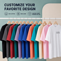 T-shirt unisexe de qualité supérieure, 300 g/m², impression personnalisée, taille plus, confortable, manches courtes, été, couleur unie, doux, style hip-hop