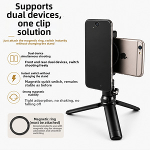 Soporte Magnético para Teléfono con Diseño Atractivo, Compatible con MagSafe, Liberación Rápida, Ideal para Transmisiones en Vivo - Product Image 2