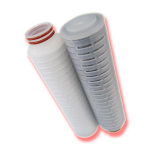 Universele 5 Micron 20/40 Inch Polypropyleen Geplooide Filterpatroon Hele Huis Waterbehandelingsapparatuur - Product Image 1