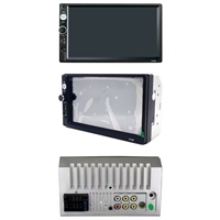 Lecteur multimédia pour voiture 7 pouces, lecteur MP5, écran tactile capacitif, prise en charge de la carte TF, entrée USB AUX, autoradio stéréo