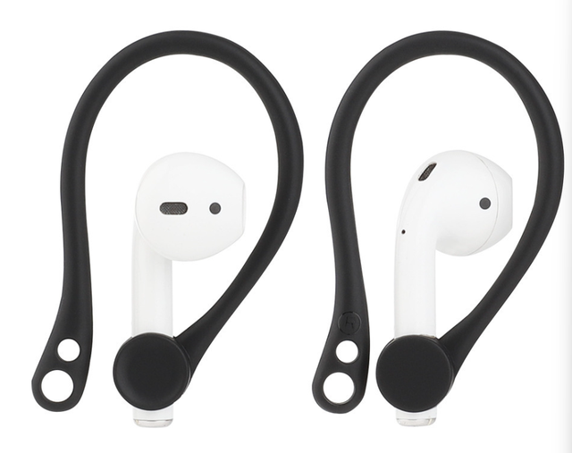 Silicone Ear Hooks for AirPods 1/2 Anti-Slip Sports Ear Hooks Ergonomic Design for AirPods Accessories