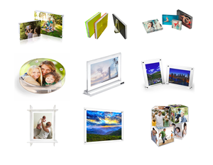 <span class=keywords><strong>Cadre</strong></span> photo moderne en acrylique de luxe personnalisé avec impression UV, dos magnétique, décoration intérieure, marque Ailu, modèle K-0319 - Product Image 1