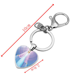 <span class=keywords><strong>Dreamwork</strong></span> – accessoire de mode religieux, breloques en cœur vierge marie, porte-clés en métal, porte-clés pour femmes, cadeaux artisanaux d'anniversaire - Product Image 5