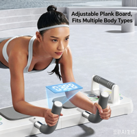 Tabla de Ejercicios Personalizada OEM, Tabla de PVC para Flexiones, Absorción de Impactos, Certificación SGS ROHS, Equipo de Ejercicio para Entrenamiento de Fuerza de Cuerpo Completo