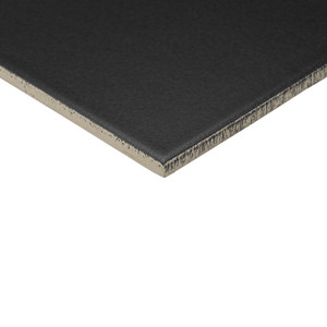 Carrelage noir Melbourne 15 x 15 cm, finition mate, bords irréguliers, épaisseur 8,5 mm - Product Image 3