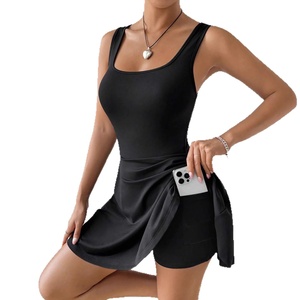 2025 abito da donna <span class=keywords><strong>a</strong></span> vita alta Casual <span class=keywords><strong>elegante</strong></span> di moda europea americana transfrontaliera In Stock - Product Image 5