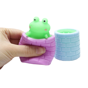 Wholesale Creative Sensory Fidget Toy Cute Halloween Gift Stress-Relieving Cup <b>Squeeze</b> Toy - Product Image 1