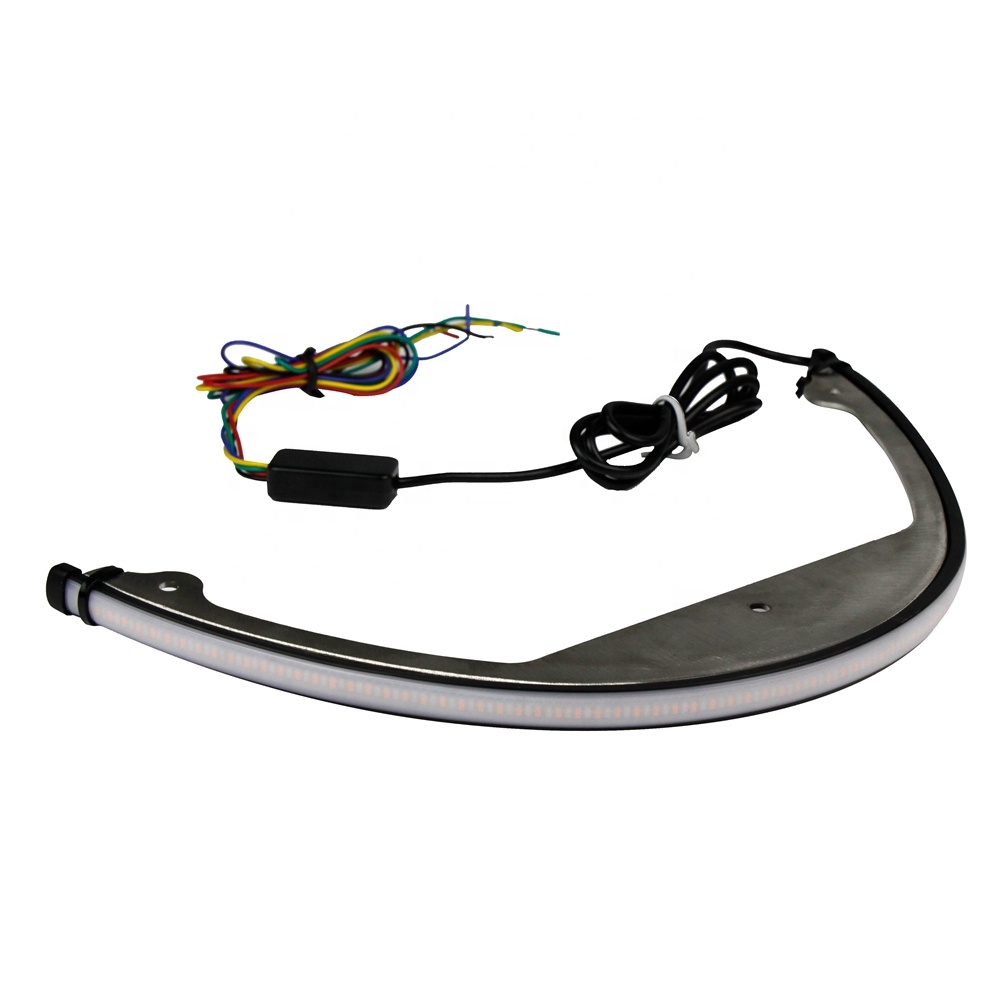 Amber Led Rear Turn Signal Fender Light Bar Kit For Suzuki Boulevard