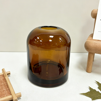 Bouteilles de diffuseur à roseaux cylindriques en verre blanc de haute qualité pour l'emballage de parfums d'intérieur (vente en gros)