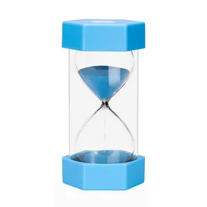 Hot Sale Custom color running time Plastic Hourglass Sand Timer Plastic Glass