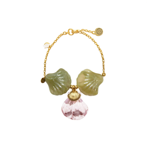 สร้อยข้อมือแฟชั่นดีไซน์สวย ทนทาน ผลิตจากสแตนเลสสตีล 316L ชุบทอง PVD - Product Image 2
