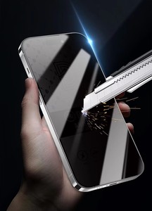 Golden Diamond Antistatico ESD 30 °   Pellicola Protettiva Privacy Anti-Spia 3D in Vetro Temperato per <span class=keywords><strong>iPhone</strong></span> 17 16 15 Air Pro Max - Product Image 6