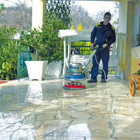 Italie Klindex Kroma la machine de polissage de sol en marbre granit la plus puissante avec moteur 4 HP