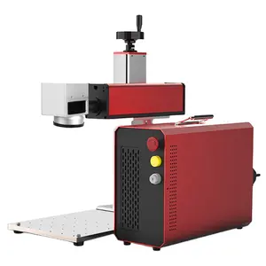 Portátil 30w 50w 60w Laser Pneu Marcador Deep Pneu Máquina De Gravação A Laser De Fibra De Alumínio De Metal Máquina De Marcação Para Ferramentas