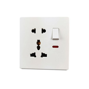 High-quality Dirui Double Panel Multi-function Safe 2 Position Wall Socket <b>Switch</b> Indicator <b>Light</b> Plastic Household Hot Selling - Product Image 4