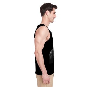 Camiseta sin mangas de algodón ZUNI con imagen personalizada para hombre, chaleco de gimnasio XL personalizable, capucha de Color sólido, transpirable, patrón 3D, tejido de punto, culturismo impreso - Product Image 4