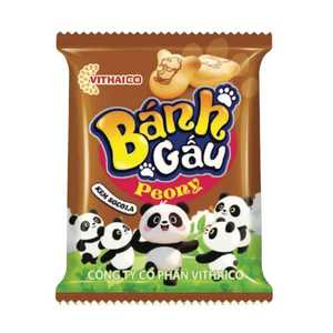 Galletas de Oso con Crema de Chocolate y Peonía al por Mayor, 25g, Deliciosas Galletas en Forma de Oso con Relleno Suave de Crema de Chocolate - Product Image 2