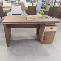 Bureaux de travail modernes avec tiroirs, ensemble de mobilier de bureau exécutif pour salle, base de table, personnalisation d'usine de meubles