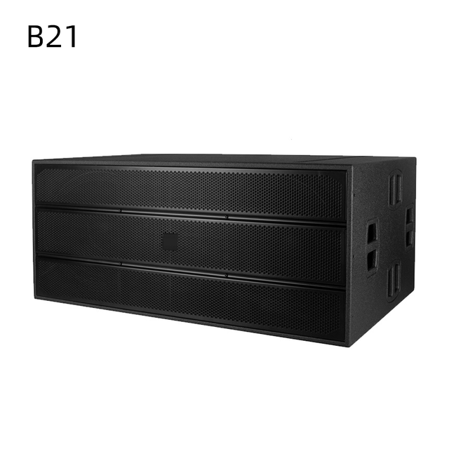 B21 Dual 21 Inch High Power Pro Audio Subwoofer 5000W RMS Professional Bass Loudspeaker for Club and Bar