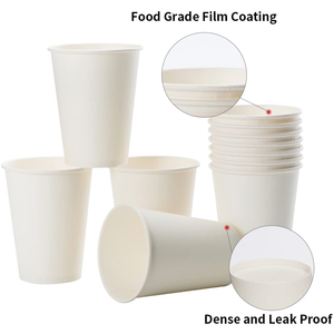 Factory Disposable Biodegradable Double Wall Hot <b>Coffee</b> Paper Cup Multiple Color Drinking Craft Water Based Aqueous Coating Cup - Product Image 6