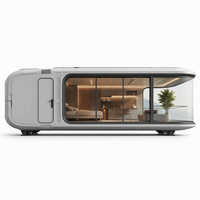 Maison préfabriquée moderne de luxe à montage rapide avec murs épaissis pour hôtels, complexes hôteliers, campings, entrepôts et halls