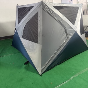 Wholesale Blue-White Auto Open One Bedroom Four-season Portable Outdoor Work <b>Tent</b> <b>Waterproof</b> UV 3-4 Person Camping - Product Image 2