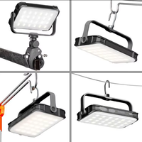 Haute lumen extérieur Portable LED Camping tente lanterne réglable Rechargeable batterie externe pour travail photographie Camping lampes