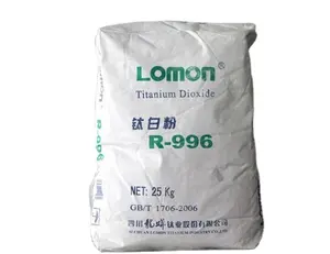 Pigment Raw Materia Rutile White Powder Lomon R996 TIO2 Powder Paint Coating Additives Rutile Titanium Dioxide