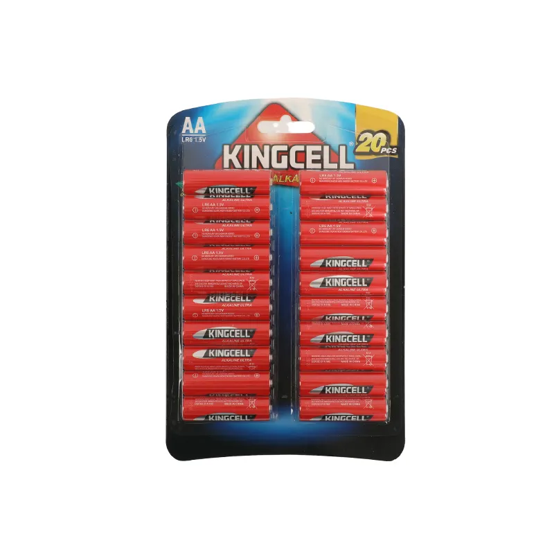 Kingcell 1.5V Aa Lr6 bateria ultra alcalina célula seca para brinquedos