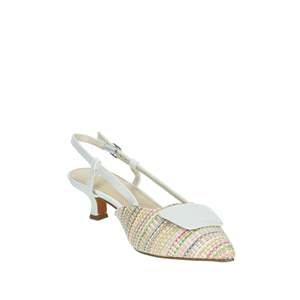 Scarpe con Tacco Slingback da Donna Marco Tozzi Bianco Beige 2-29503-44 Punta Affusolata - Product Image 5