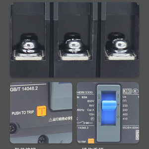 Автоматический выключатель в литом корпусе Chint <span class=keywords><strong>MCCB</strong></span> 3-4 pole 63A - Product Image 2