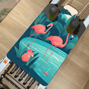 SANFAN, nuevas esteras de Yoga de PU, equipo de Yoga ecológico, protección de cama central, estera de reformador de Pilates antideslizante de goma Natural tallada - Product Image 3