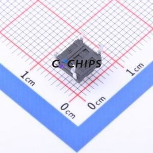 TS665CJFS-HT 250gf 072 Tactile Switch Through hole-4P,6x6mm Switch Single Pole Single Throw Round Button 2.5N Through Hole - Product Image 2