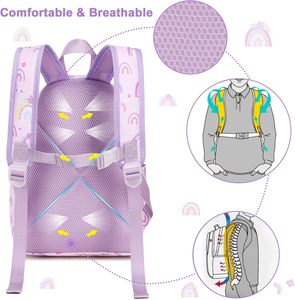 Nuovo Zaino Scolastico Arcobaleno 2024 per Bambine da 1-3 Anni, Ideale per <span class=keywords><strong>Asilo</strong></span> e Scuola Materna - Product Image 2