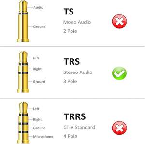 <span class=keywords><strong>Adaptador</strong></span> de Audio de 6.35mm Macho a 3.5mm <span class=keywords><strong>Hembra</strong></span>, Conector Estéreo para Auriculares, Convertidor de Jack de Audio Chapado en Oro para Cable <span class=keywords><strong>Auxiliar</strong></span> - Product Image 4